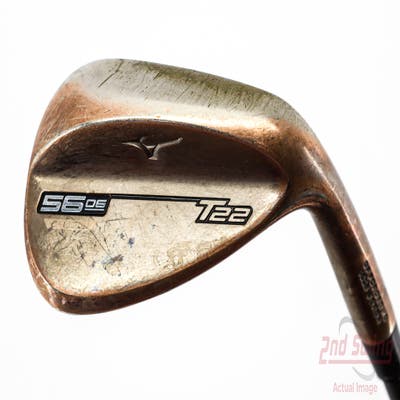 Mizuno T22 Denim Copper Wedge Sand SW 56° 6 Deg Bounce C Grind Stock Steel Shaft Steel Wedge Flex Right Handed 36.5in