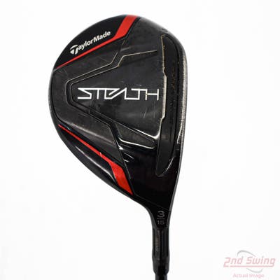 TaylorMade Stealth Fairway Wood 3 Wood 3W 15° Fujikura Ventus Red 5 Graphite Regular Right Handed 43.25in