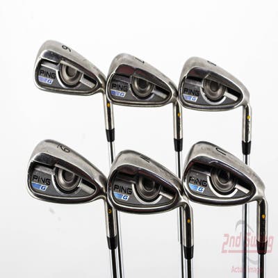 Ping 2016 G Iron Set 6-GW AWT 2.0 Steel Regular Right Handed Yellow Dot 38.0in