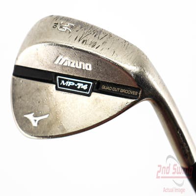 Mizuno MP-T4 Black Nickel Wedge Sand SW 56° 10 Deg Bounce Dynamic Gold Spinner Steel Wedge Flex Right Handed 35.5in