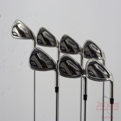 Callaway Mavrik Max Iron Set 4-PW True Temper Dynamic Gold S400 Steel Stiff Right Handed 39.5in