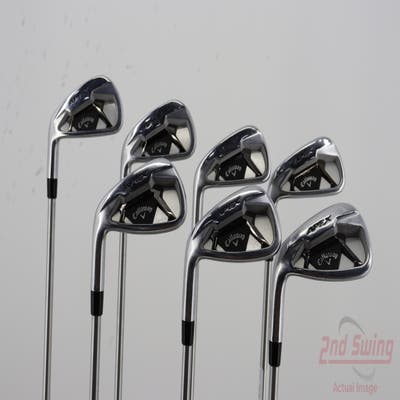 Callaway Apex 21 Iron Set 4-PW FST KBS Tour C-Taper 120 Steel Stiff Left Handed 38.25in