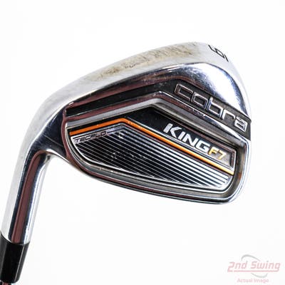 Cobra King F7 Single Iron 6 Iron Stock Steel Shaft Steel Stiff Left Handed 38.5in