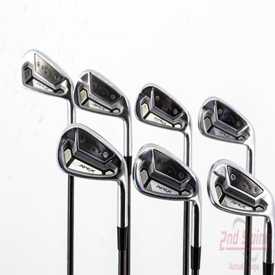 Callaway Apex TCB 21 Iron Set 4-PW FST KBS Tour $-Taper Steel Stiff Right Handed Red dot 38.5in