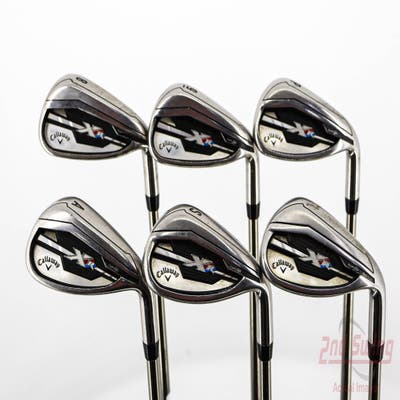 Callaway XR OS Iron Set 8-PW GW SW LW UST Mamiya Recoil 460 F4 Graphite Stiff Right Handed 36.75in