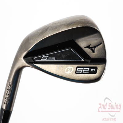 Mizuno S23 Copper Cobalt Wedge Gap GW 52° 10 Deg Bounce S Grind FST KBS Hi-Rev 2.0 Steel Wedge Flex Left Handed 35.75in