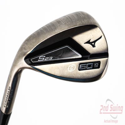 Mizuno S23 Copper Cobalt Wedge Lob LW 60° 10 Deg Bounce C Grind FST KBS Hi-Rev 2.0 Steel Wedge Flex Left Handed 35.75in