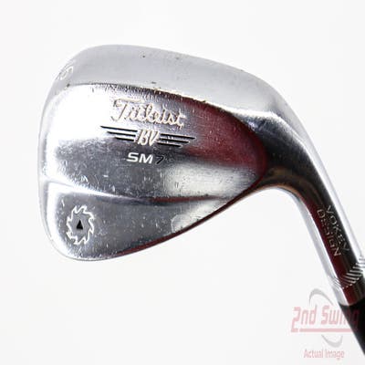 Titleist Vokey SM7 Tour Chrome Wedge Pitching Wedge PW 46° 10 Deg Bounce F Grind SM7 BV Steel Wedge Flex Right Handed 35.75in