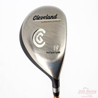 Cleveland Launcher Titanium Fairway Wood 5 Wood 5W 19° Fujikura Launcher Gold Graphite Senior Right Handed 43.0in