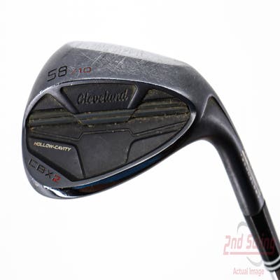 Cleveland CBX 2 Black Satin Wedge Lob LW 58° 10 Deg Bounce True Temper Dynamic Gold 115 Steel Wedge Flex Right Handed 35.5in