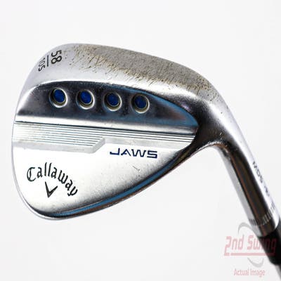 Callaway Jaws MD5 Platinum Chrome Wedge Lob LW 58° 10 Deg Bounce S Grind TT Elevate Tour VSS Pro Steel Regular Right Handed 36.0in