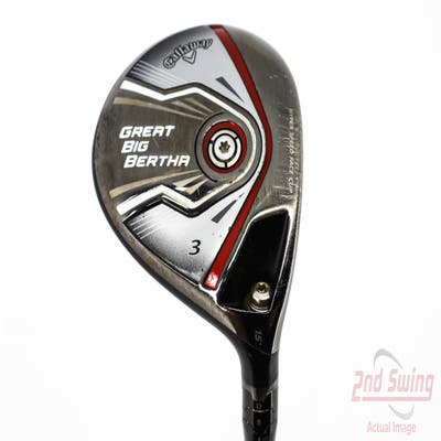 Callaway 2015 Great Big Bertha Fairway Wood 3 Wood 3W 15° MRC Kuro Kage Black TiNi 50 Graphite Stiff Right Handed 43.0in