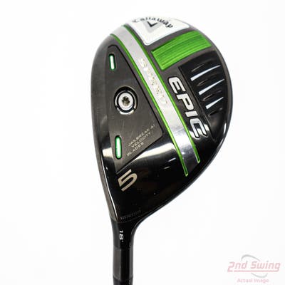 Callaway EPIC Speed Fairway Wood 5 Wood 5W 18° PX HZRDUS Smoke Black RDX 70 Graphite Stiff Left Handed 42.5in