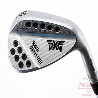 PXG 0311 Sugar Daddy Milled Chrome Wedge Gap GW 50° 10 Deg Bounce True Temper Dynamic Gold S400 Steel Stiff Right Handed 36.0in