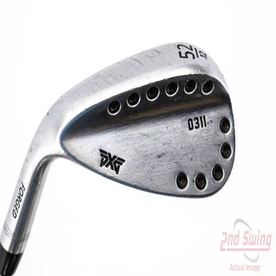 PXG 0311 Chrome Wedge Gap GW 52° 12 Deg Bounce FST KBS Tour FLT Steel Stiff Left Handed 36.5in