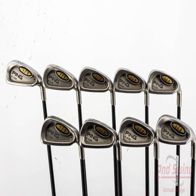 Ping i3 Oversize Iron Set 3-PW SW Ping Aldila 350 Series Graphite Stiff Right Handed Maroon Dot 38.25in