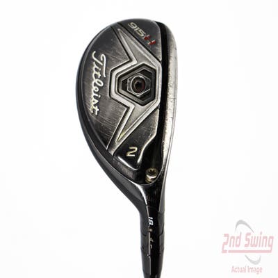 Titleist 915 H Hybrid 2 Hybrid 18° PX HZRDUS Smoke Black 80 Graphite Stiff Right Handed 40.75in