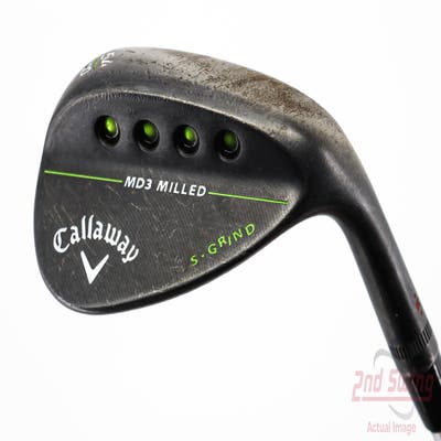 Callaway MD3 Milled Black S-Grind Wedge Sand SW 54° 10 Deg Bounce S Grind FST KBS Tour C-Taper Steel Stiff Right Handed 35.0in