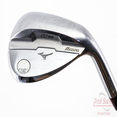 Mizuno S18 White Satin Wedge Lob LW 58° 8 Deg Bounce True Temper Dynamic Gold Steel Wedge Flex Right Handed 35.5in