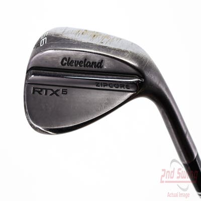 Cleveland RTX 6 ZipCore Black Satin Wedge Sand SW 56° 10 Deg Bounce Dynamic Gold Spinner TI Steel Wedge Flex Right Handed 35.5in