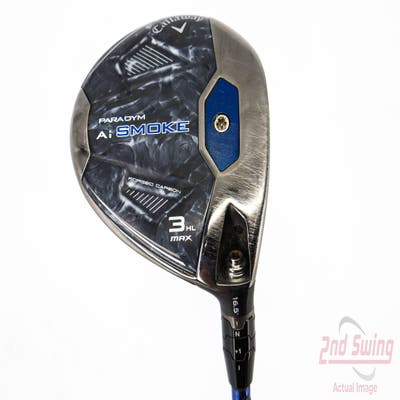 Callaway Paradym Ai Smoke Max Fairway Wood 3 Wood HL 16.5° MCA Diamana TB Series 60 Graphite Regular Right Handed 43.75in