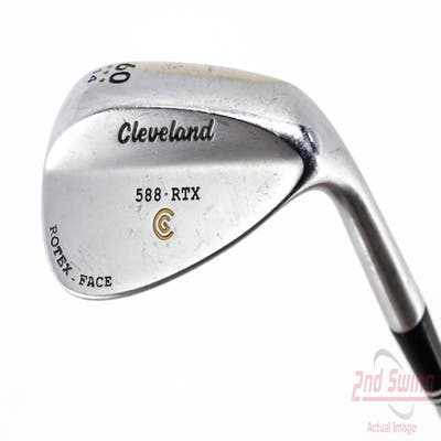 Cleveland 588 RTX Satin Chrome Wedge Lob LW 60° 14 Deg Bounce True Temper Dynamic Gold Steel Wedge Flex Right Handed 35.5in