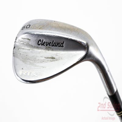 Cleveland RTX 4 Tour Satin Wedge Lob LW 60° 9 Deg Bounce Full Dynamic Gold Tour Issue S400 Steel Stiff Right Handed 35.25in