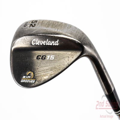 Cleveland CG15 Black Pearl Wedge Gap GW 52° 10 Deg Bounce Cleveland Traction Wedge Steel Wedge Flex Right Handed 36.0in