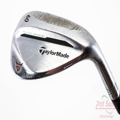 TaylorMade Milled Grind 2 Chrome Wedge Lob LW 60° 8 Deg Bounce LB True Temper Dynamic Gold S200 Steel Wedge Flex Right Handed 34.75in