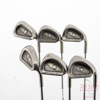 Ping Eye 2 + Iron Set 6-PW SW Ping ZZ Lite Steel Stiff Right Handed White Dot 37.5in