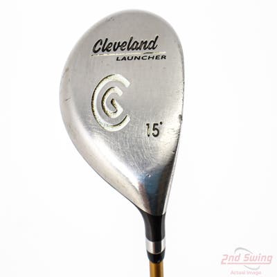 Cleveland Launcher Titanium Fairway Wood 3 Wood 3W 15° Fujikura Launcher Gold Graphite Stiff Right Handed 43.0in