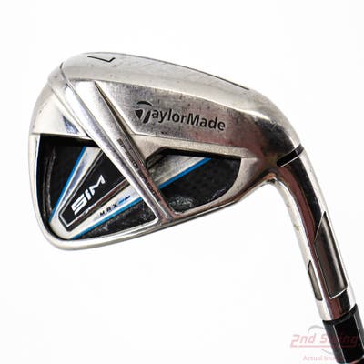 TaylorMade SIM MAX Single Iron 7 Iron UST Mamiya Recoil ESX 460 F3 Graphite Regular Right Handed 37.25in