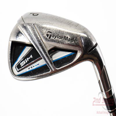 TaylorMade SIM MAX Single Iron Pitching Wedge PW UST Mamiya Recoil ESX 460 F3 Graphite Regular Right Handed 35.75in