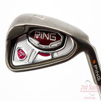 Ping Faith Single Iron 7 Iron Ping ULT 200 Ladies Graphite Ladies Right Handed Orange Dot 36.75in