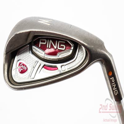 Ping Faith Single Iron Pitching Wedge PW Ping ULT 200 Ladies Graphite Ladies Right Handed Orange Dot 35.5in