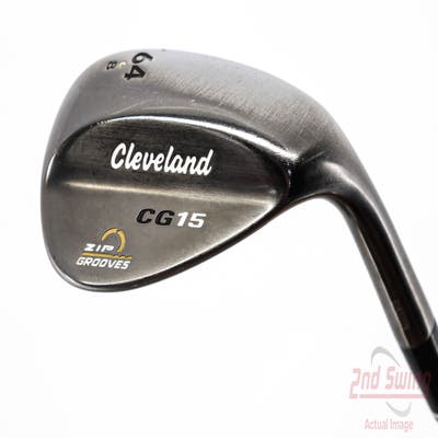 Cleveland CG15 Black Pearl Wedge Lob LW 62° 8 Deg Bounce Cleveland Traction Wedge Steel Wedge Flex Right Handed 35.25in