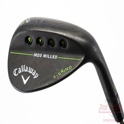 Callaway MD3 Milled Black S-Grind Wedge Sand SW 54° 10 Deg Bounce S Grind True Temper Dynamic Gold S300 Steel Stiff Right Handed 36.25in