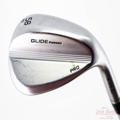 Ping Glide Forged Pro Wedge Lob LW 58° 10 Deg Bounce S Grind Z-Z 115 Wedge Steel Wedge Flex Right Handed Black Dot 35.25in