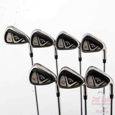 Callaway X2 Hot Iron Set 4-PW True Temper Speed Step 85 Steel Stiff Right Handed 38.25in