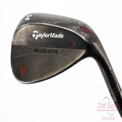 TaylorMade Milled Grind Black Wedge Sand SW 54° 11 Deg Bounce True Temper Dynamic Gold Steel Wedge Flex Right Handed 35.25in