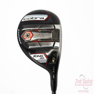 Cobra KING SpeedZone Fairway Wood 3 Wood 3W 14.5° PX HZRDUS Smoke Yellow 70 Graphite Stiff Right Handed 43.25in