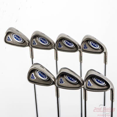 Ping G5 Iron Set 4-PW Stock Steel Shaft Steel Stiff Right Handed Red dot 38.25in