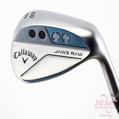 Callaway Jaws Raw Chrome Wedge Lob LW 60° 10 Deg Bounce S Grind Dynamic Gold Spinner TI Steel Wedge Flex Right Handed 35.0in