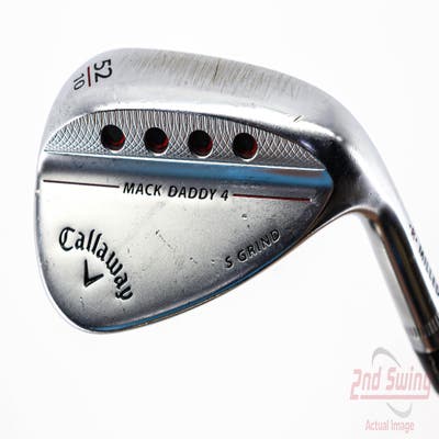 Callaway Mack Daddy 4 Chrome Wedge Gap GW 52° 10 Deg Bounce S Grind Dynamic Gold Tour Issue S200 Steel Stiff Right Handed 35.5in