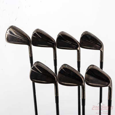 TaylorMade P790 Aged Copper Iron Set 4-PW Mitsubishi MMT 105 Graphite Stiff Right Handed 38.0in