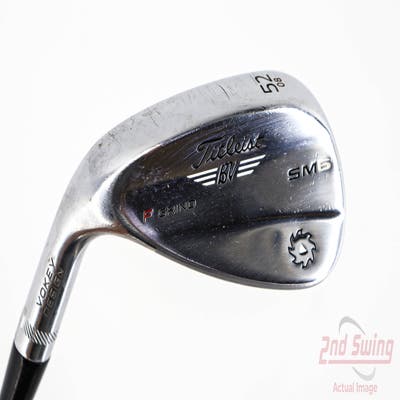 Titleist Vokey SM6 Tour Chrome Wedge Gap GW 52° 8 Deg Bounce SM6 BV Steel Wedge Flex Left Handed 35.75in