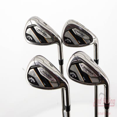 Callaway Mavrik Max Iron Set 8-PW AW UST Mamiya Recoil ESX 450 F1 Graphite Ladies Right Handed 35.25in