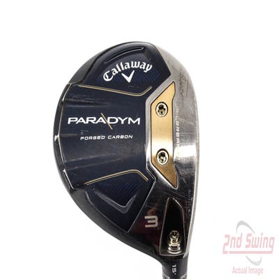 Callaway Paradym Fairway Wood 3 Wood 3W 15° PX HZRDUS Silver Gen4 60 Graphite Regular Right Handed 43.0in