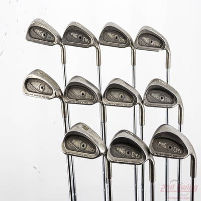 Ping Eye 2 Iron Set 2-PW SW LW True Temper Dynamic Gold X100 Steel X-Stiff Right Handed Black Dot 38.5in