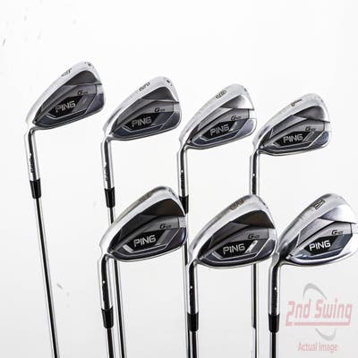 Ping G425 Iron Set 4-PW Project X LZ 6.5 Steel X-Stiff Left Handed White Dot 39.25in